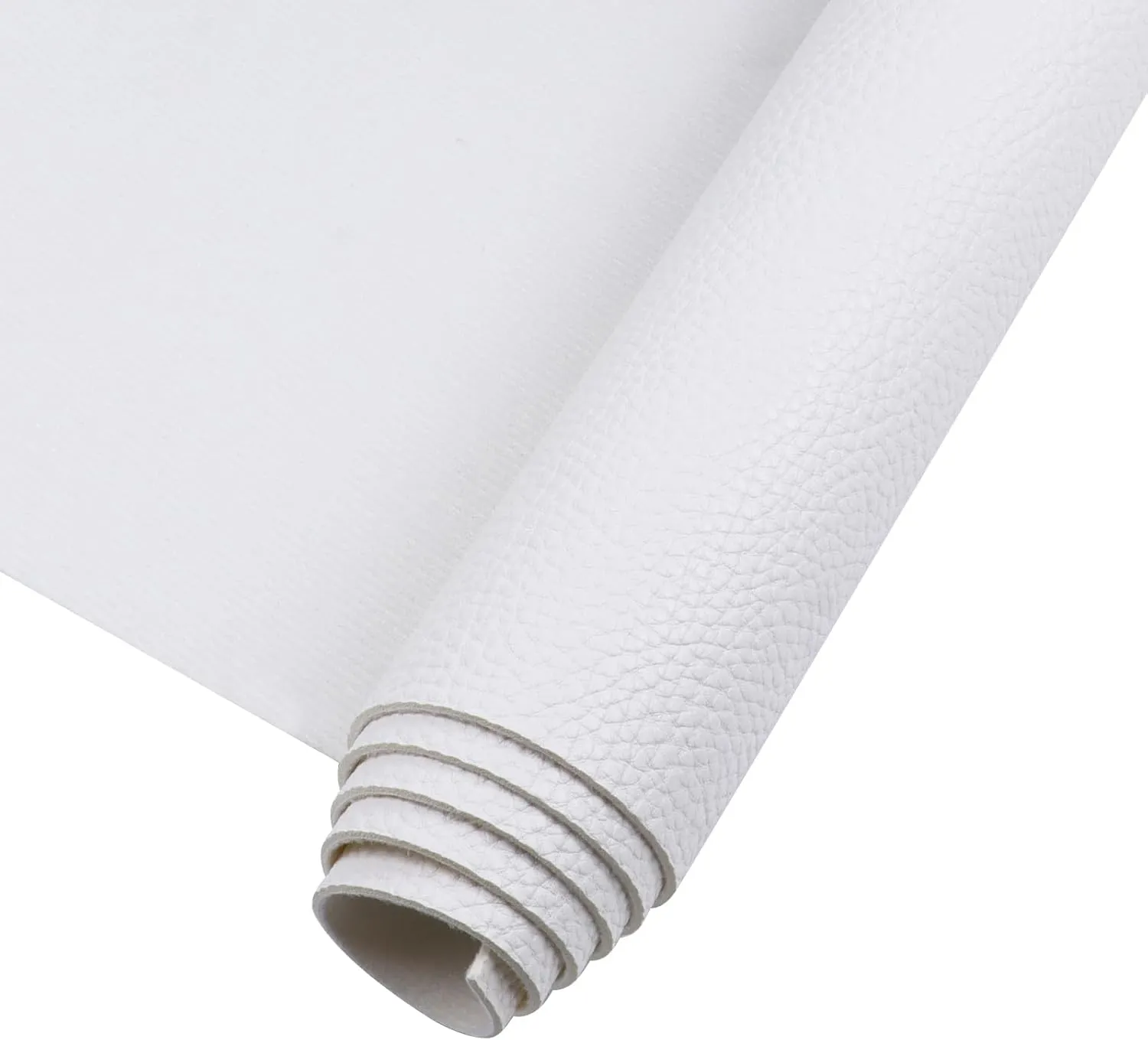 1.6mm Thick Heavy Duty Vinyl Fabric Marine Waterproof Synthetic Leather Sheets Anti-UV,Non-Peeling for Boat Auto Home Upholstery Crafts, DIY Sewings, Sofa, Handbag 54" Wide, White 54"x24"