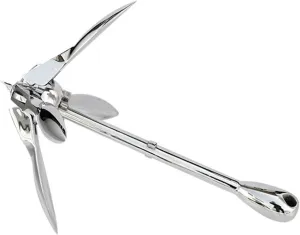 316 Stainless Steel Folding Boat Anchor, 1.5LBS-13.2LBS Grapnel Anchor for Kayak, Canoe, Jet Ski Watercraft Anchor Accessories