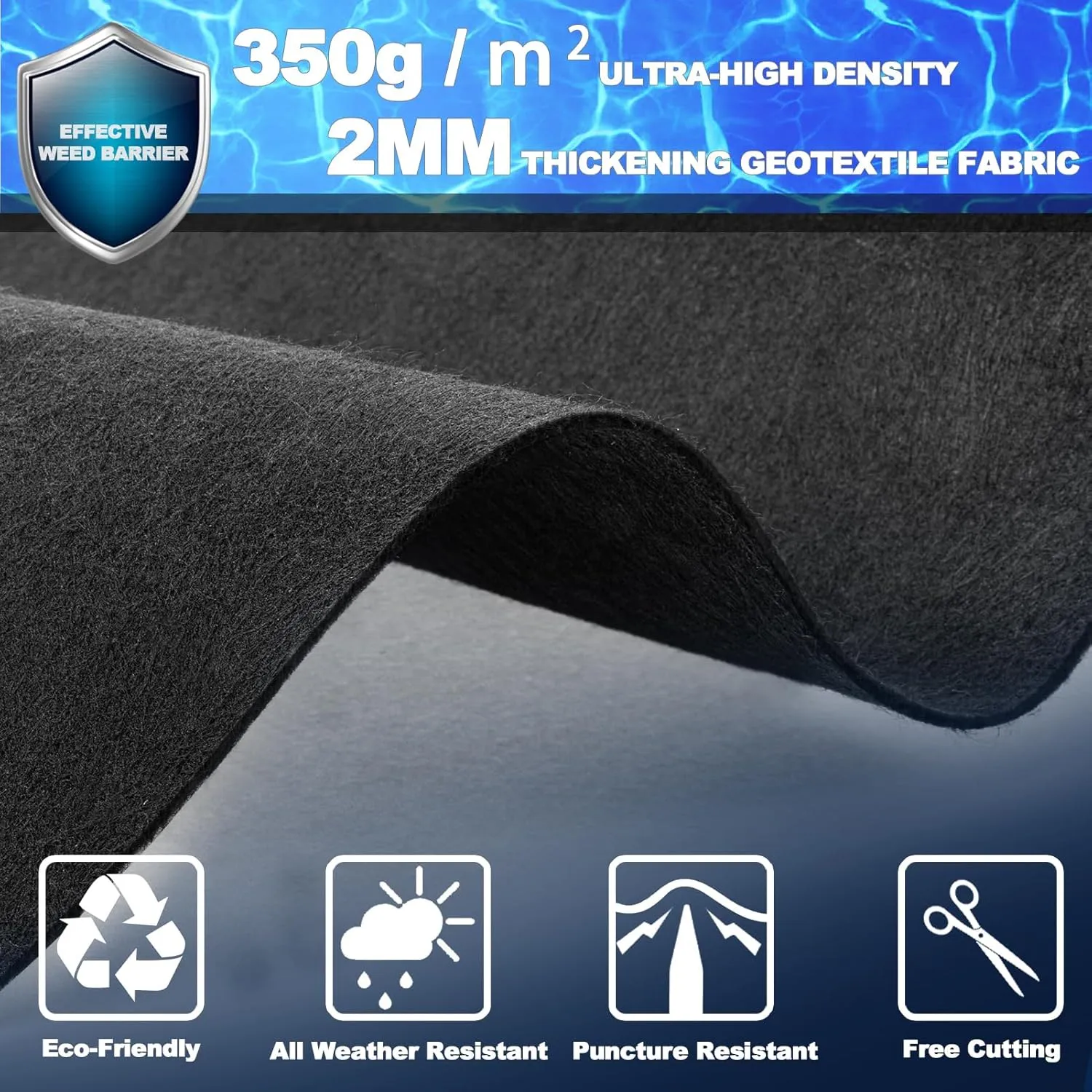 350G/M² Thicker Pool Liner Pad for Above Ground Swimming Pools,10 Ft Round Under Pool Padding, Durable Geotextile Material, Double Density Puncture Resistant, Extend Liner Life,Mats for Pool Bottom