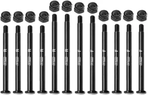 4140 Carbon Steel Front & Rear Suspension Pins for Traxxas 1/16 Mini Maxx 4WD RTR Brushless Monster Truck 107154-1 Upgrades