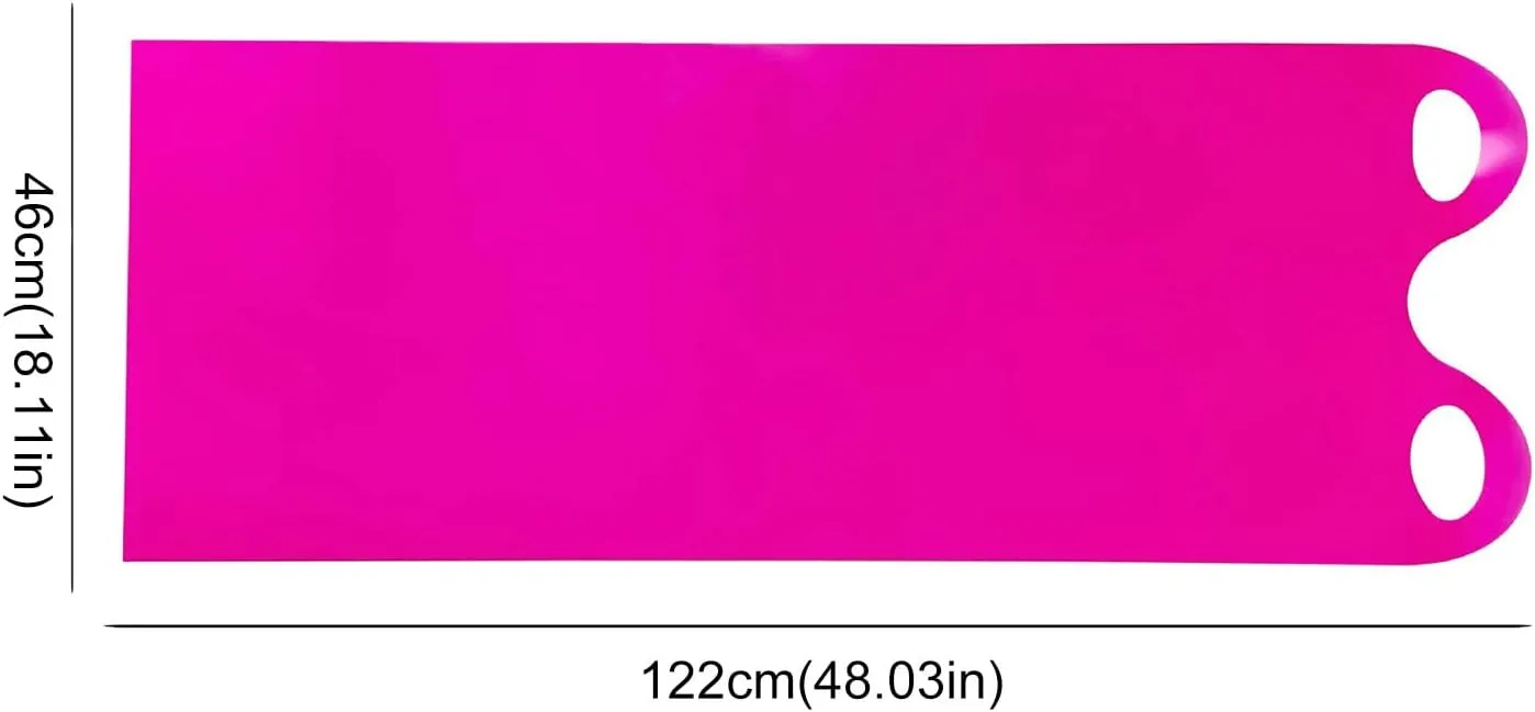 48 Inch Snow Sled for Kids,Lightweight Plastic Thickened Snow Sleds with Handles,Durable Roll Up Flexible Snow Board Winter Downhill Sprinter Sledding for Sand Snow Grass Beach Outdoor