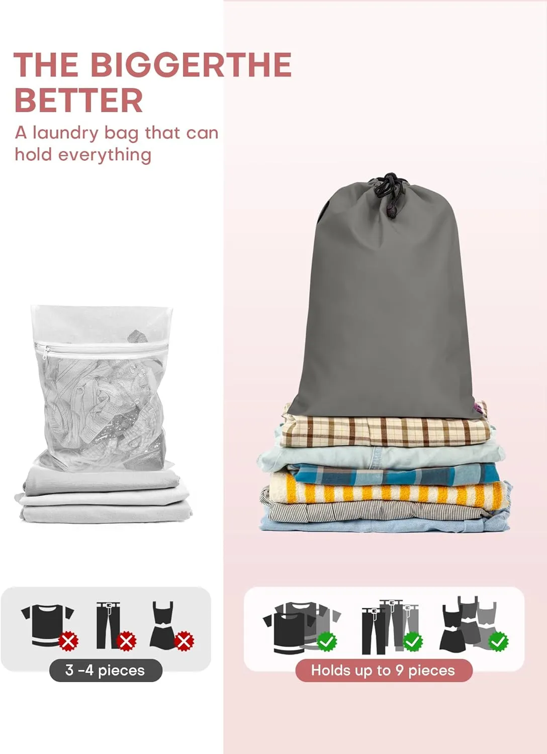 6 PCS Set Compression Packing Cubes for Travel, Lightweight Travel Packing Organizer Bags Travel Essentials for Carry On, Suitcase, Travel Bags, Home Closet - Grey