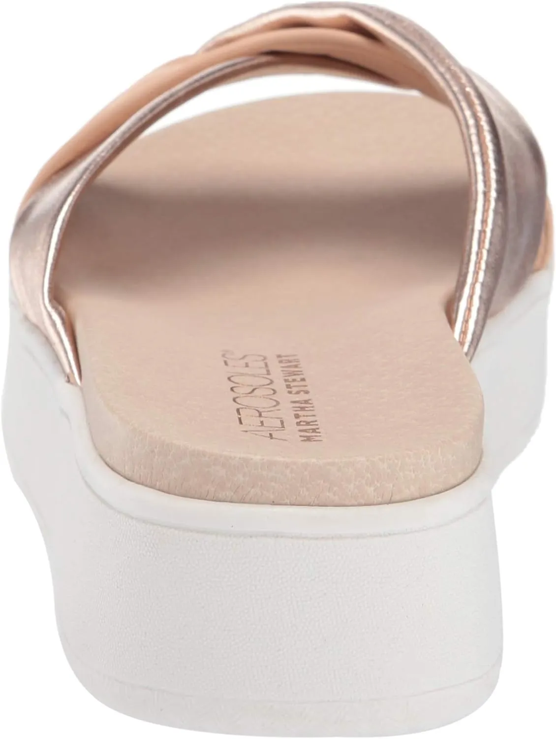 Aerosoles - Women's Ceramic Sandal - Platform Slides with Memory Foam Footbed