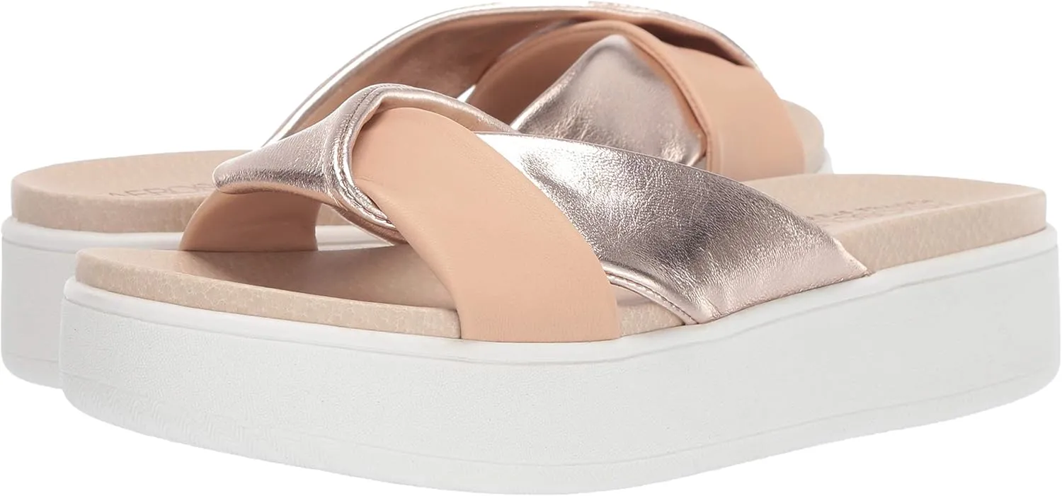 Aerosoles - Women's Ceramic Sandal - Platform Slides with Memory Foam Footbed