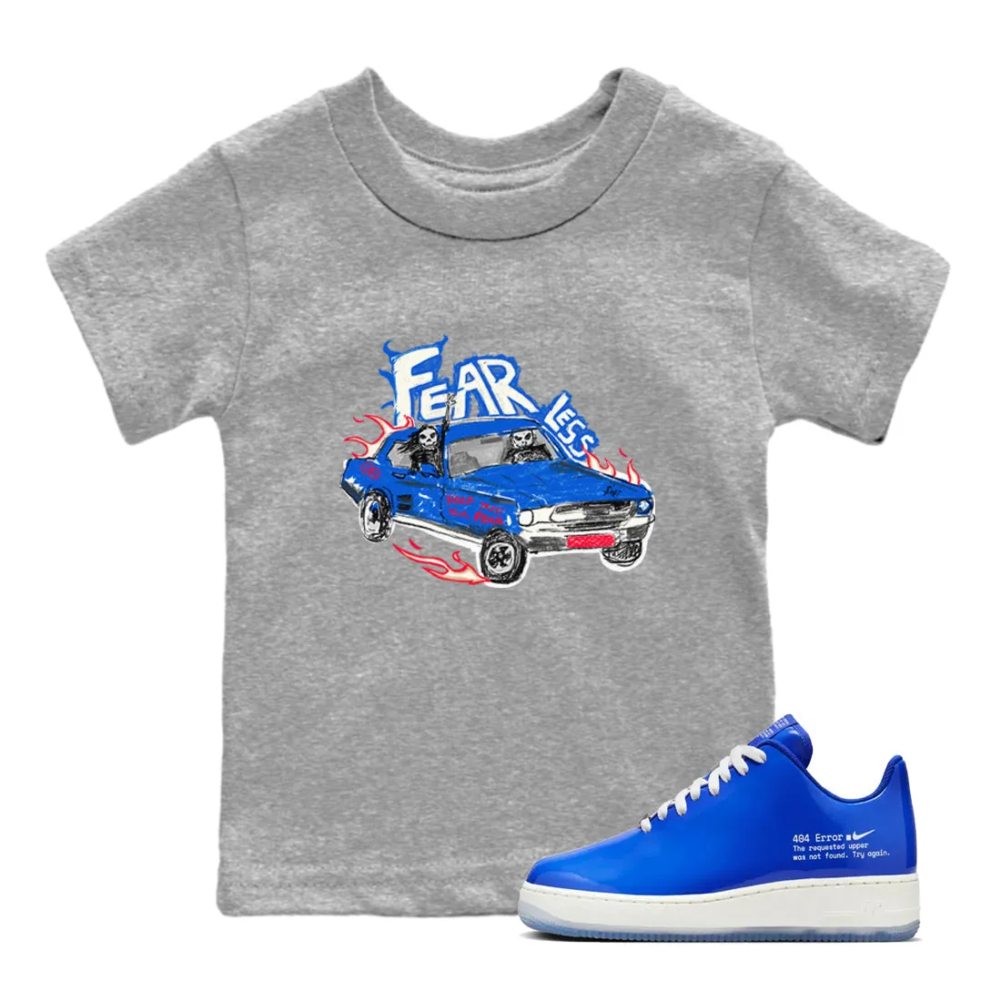 Air Kids 404 SNRT Supportive Car 1 Members-only Tees Error Fearless Sneaker Force -