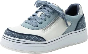 Alegria Women's Averie Zipper Platform Tennis Shoes