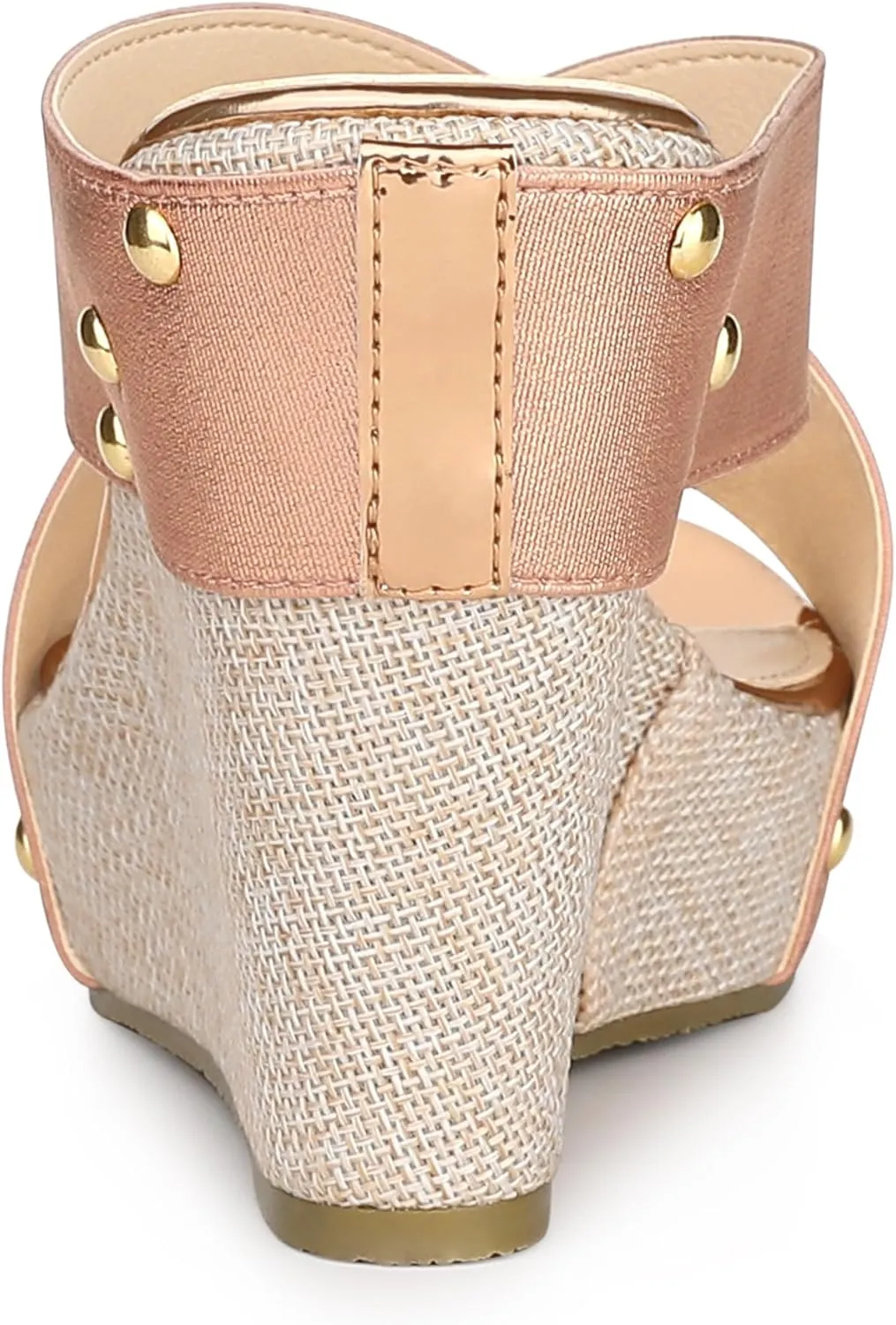 Allegra K Women's Platform Slide Wedge Sandals