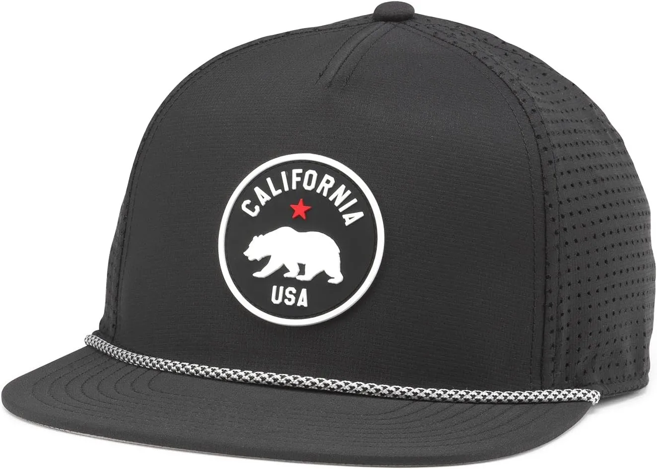 AMERICAN NEEDLE Cali California Bear Patch Unisex Adjustable Snapback Baseball Hat