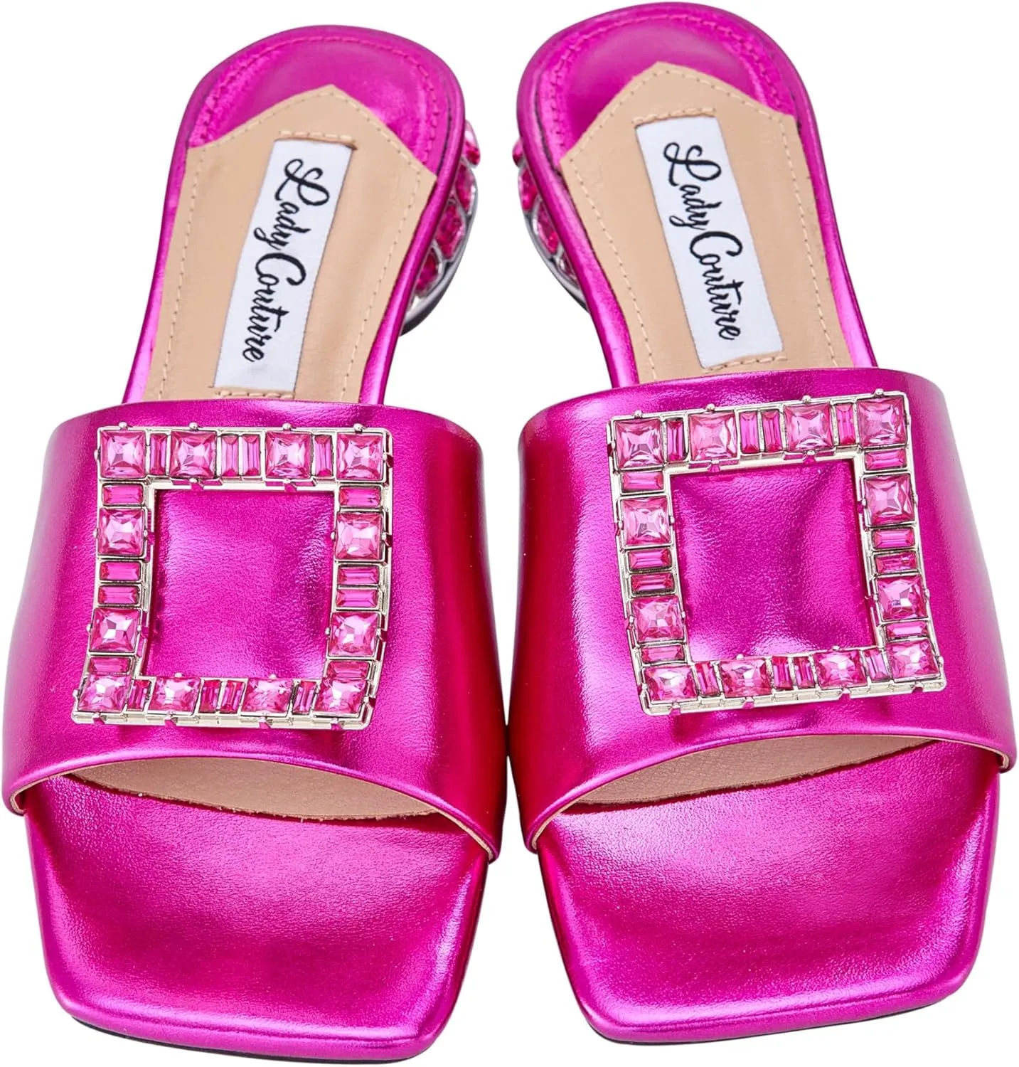 Amore Metallic Jewel Slide