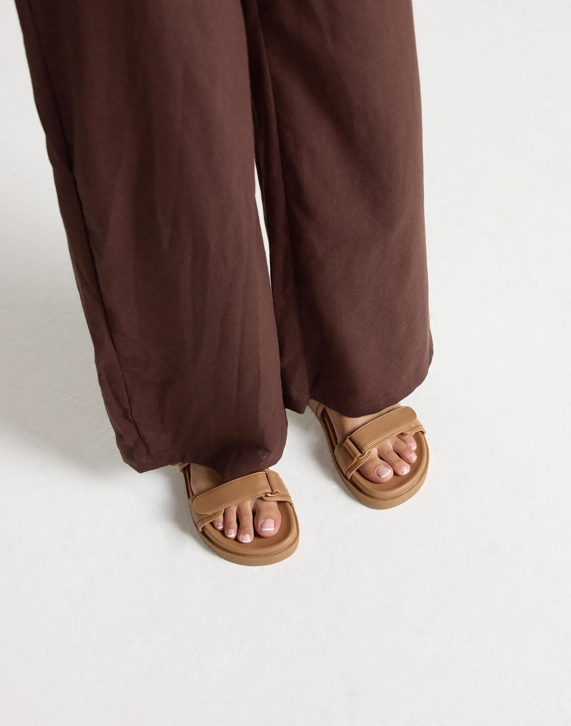 Amylee Slides (Teak) - By Billini