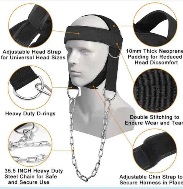 and Tool Supportive policies Correction Strengthening Rehabilitation Posture Best-selling items Neck Cap and Trainer for Head Neck Head Advanced