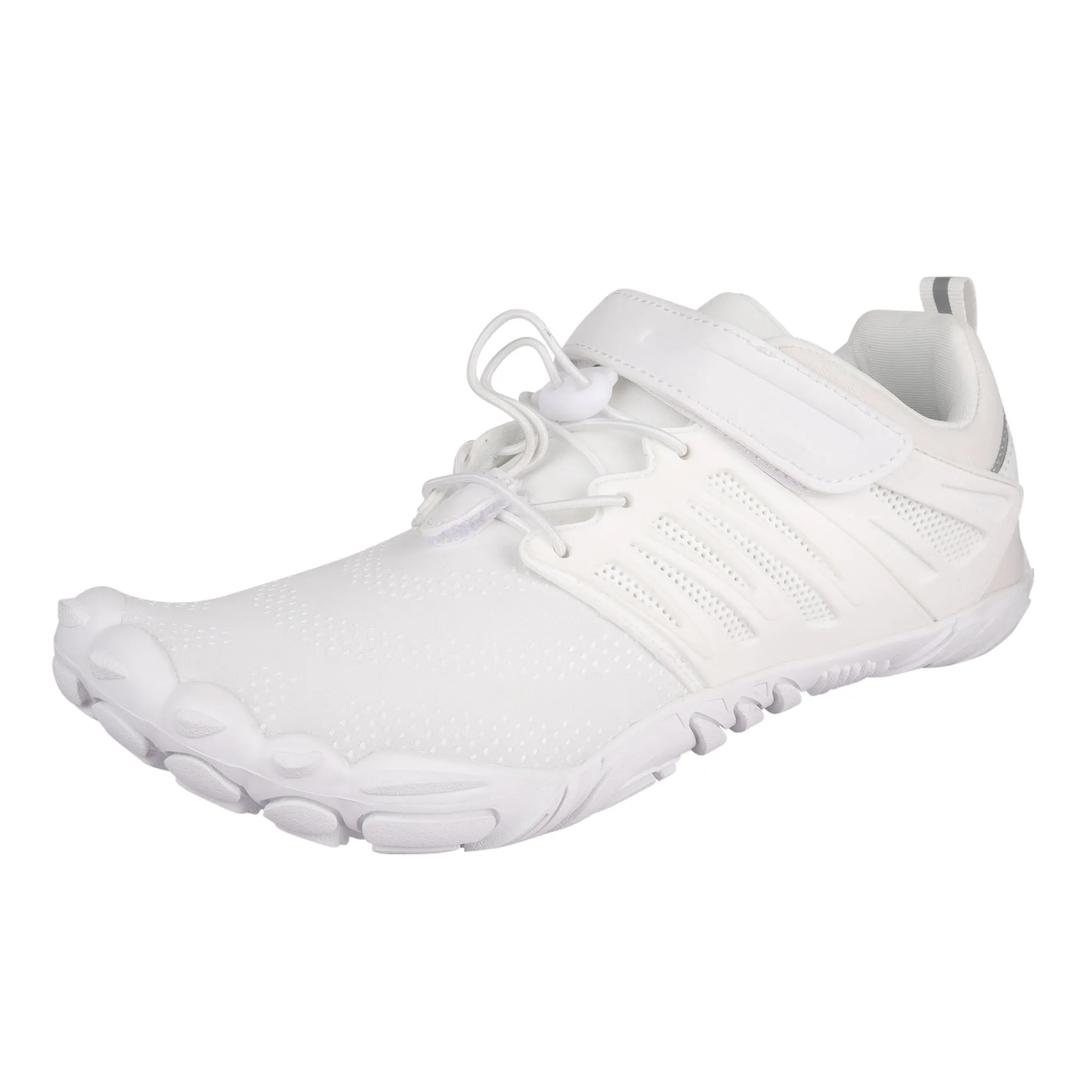 ANDUNE Women’s Barefoot & Minimalist Cross Training Shoes – All Terrain White Dash