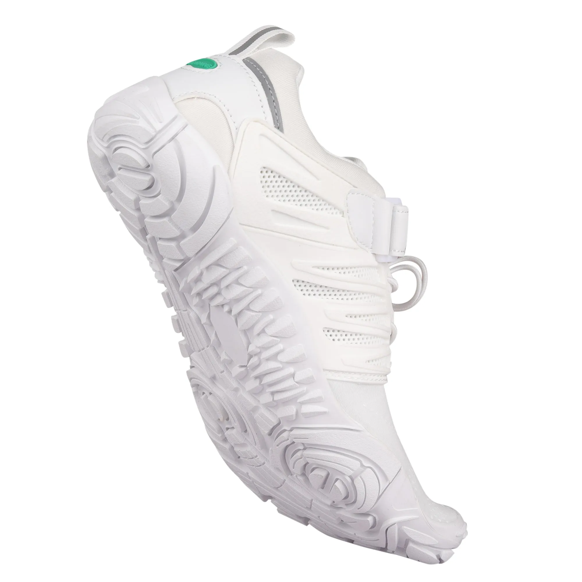 ANDUNE Women’s Barefoot & Minimalist Cross Training Shoes – All Terrain White Dash