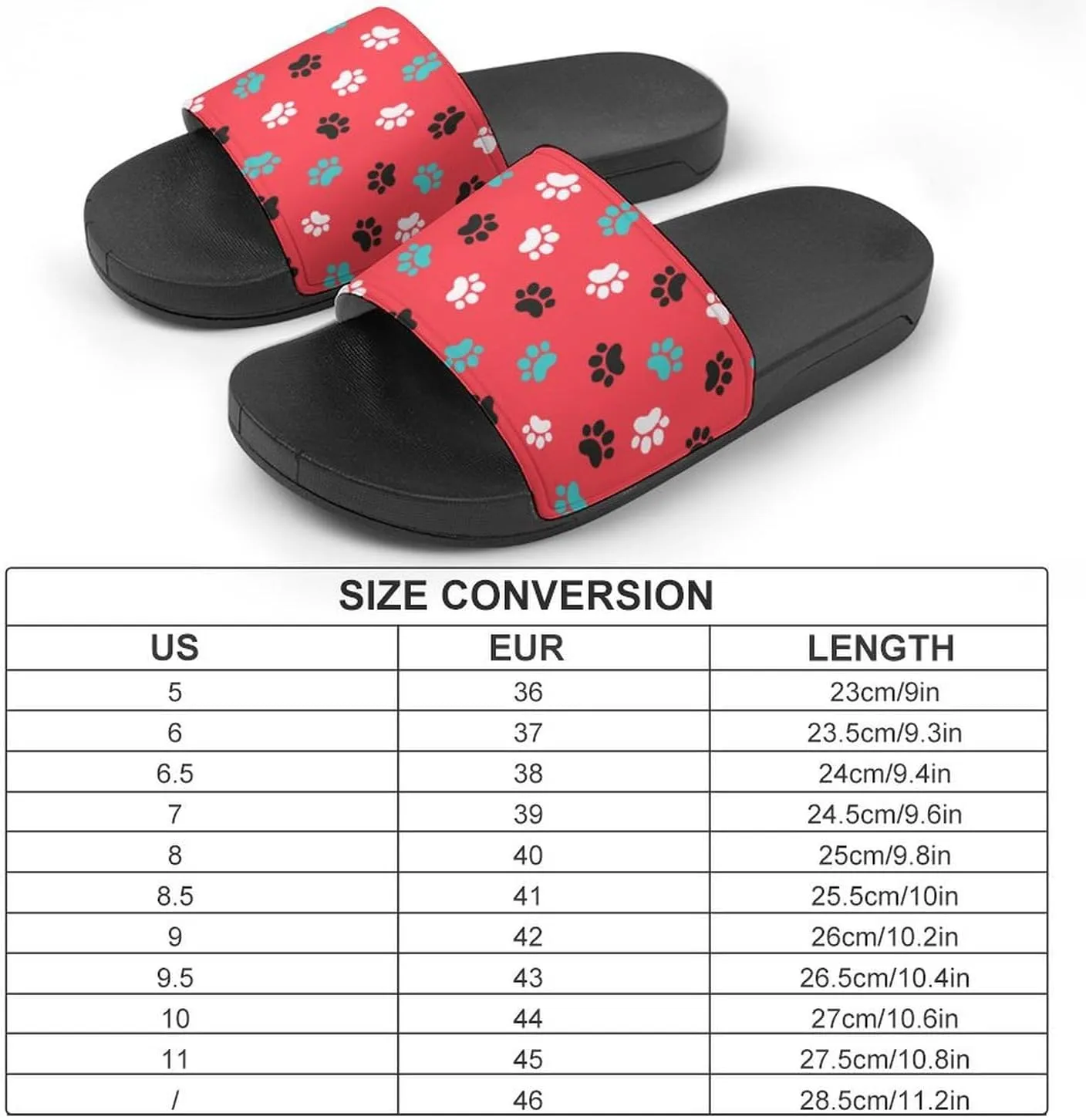 Animal Paws Dog Cat Slides Men Home Sandal Women Non Slip Bathroom Open Toe Shoe Casual Footwear Flat Slide Sandals
