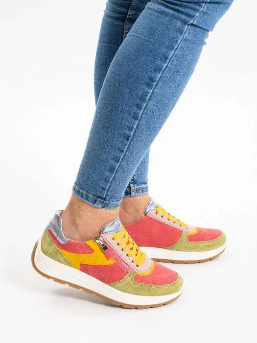 Ara Multi-colour Wide Fit Trainer |122511215