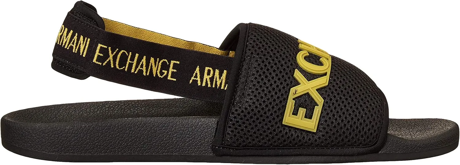 Armani Exchange Men's Slingback Sandal Slide