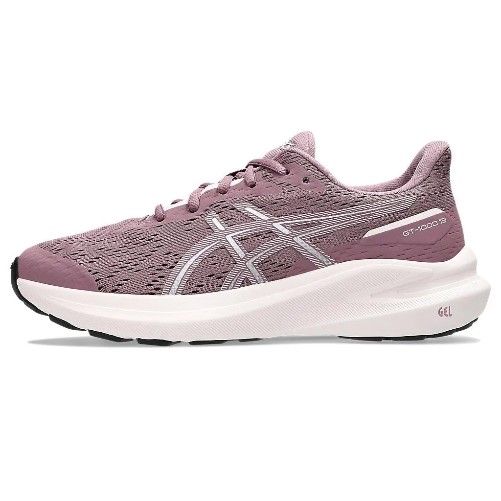 Asics GT-1000 13 GS Running Shoes Girl's (Dusty Mauve White 500)