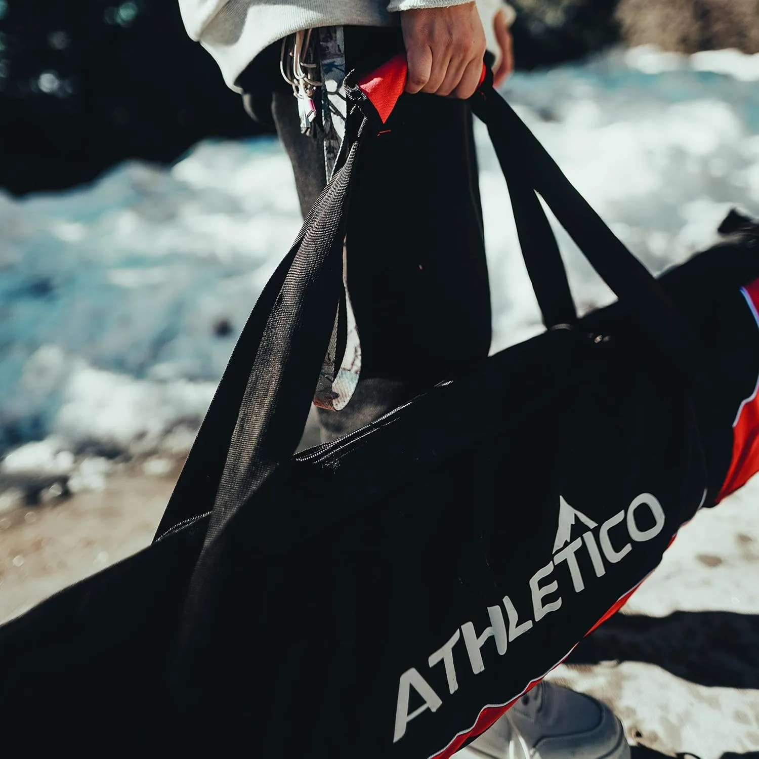 Athletico Mogul Padded Ski Bag - Fully Padded Single Ski Travel Bag
