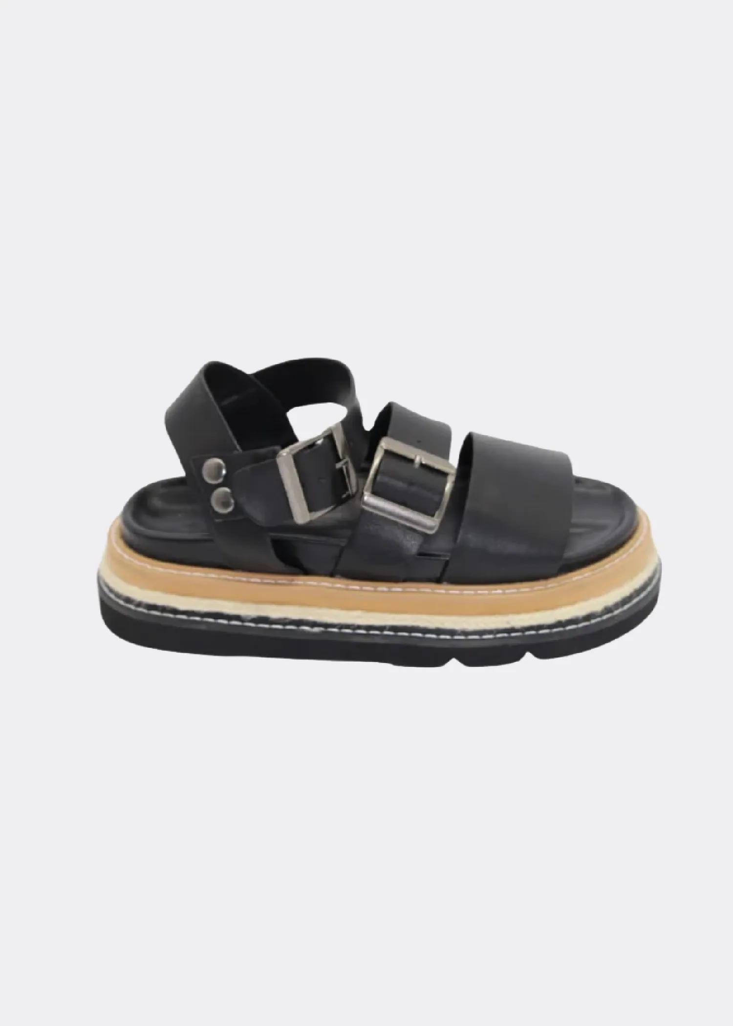 ATLANTA SANDALS - BLACK