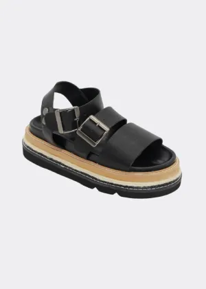 ATLANTA SANDALS - BLACK
