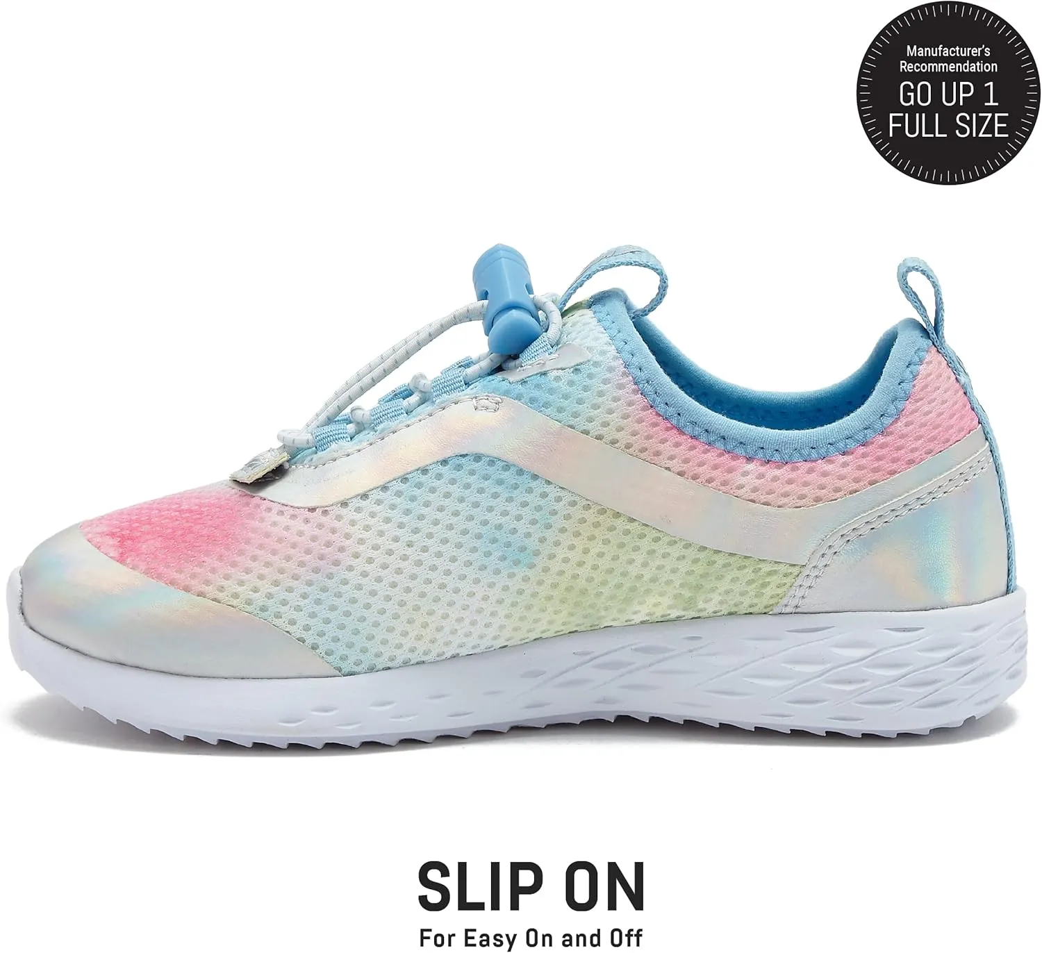 Avia Avi Spirit Slip On Girls' Sneakers - Lightweight Tennis, Athletic, Running Shoes for Girls - Toddler, Little Kid, and Big Kid Sizes 11 to 6