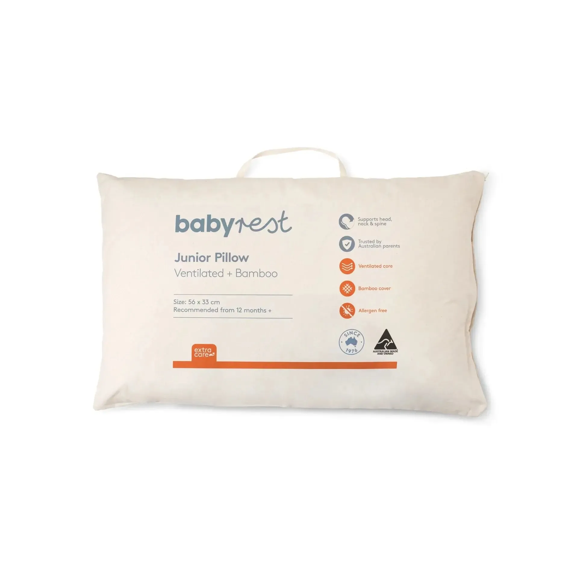 BabyRest Junior Pillow - Ventilated   Bamboo