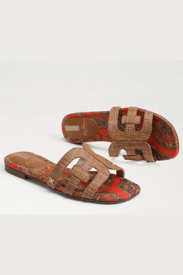 Bay Slid Sandal - Cuoio Weave