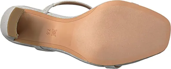 BCBGeneration Women's Whitney Sleek Mule Heeled Sandal, Light Blue, 9.5 M US