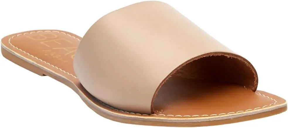 BEACH by Matisse Womens Cabana Slide Casual Sandals Casual - White