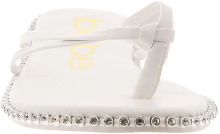 bebe Chora - Slippers for Women - Man-Made Upper and Lining - Padded Insole - Round Toe with Post Toe Design