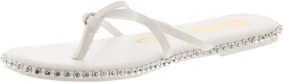 bebe Chora - Slippers for Women - Man-Made Upper and Lining - Padded Insole - Round Toe with Post Toe Design
