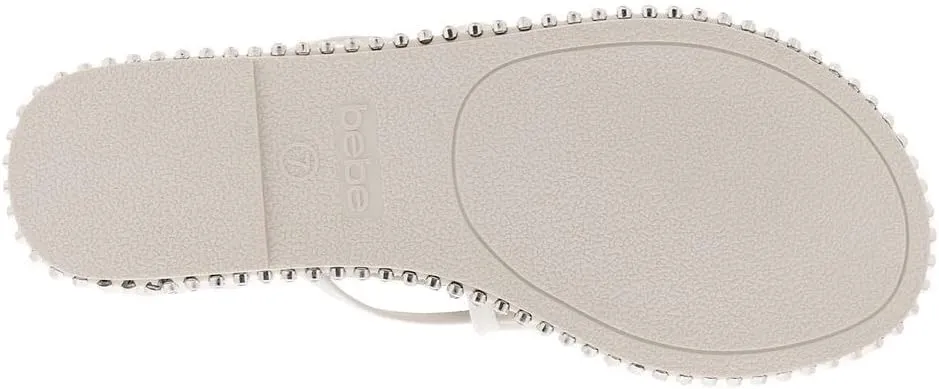 bebe Chora - Slippers for Women - Man-Made Upper and Lining - Padded Insole - Round Toe with Post Toe Design