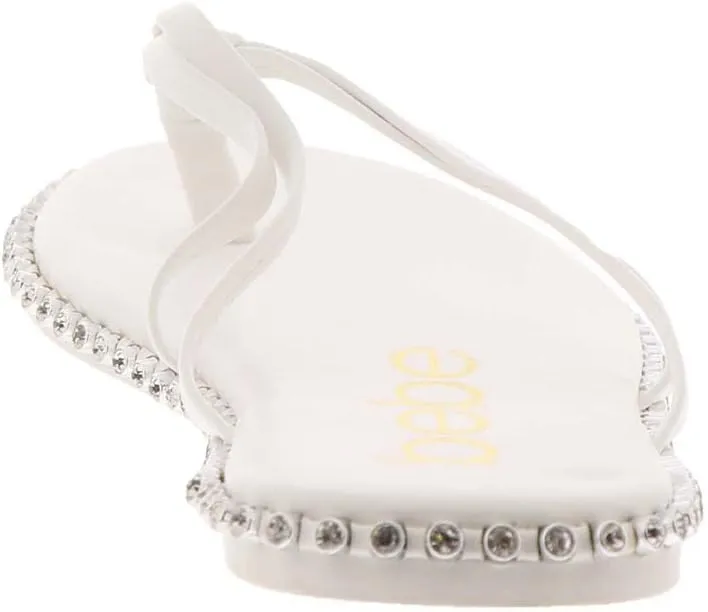 bebe Chora - Slippers for Women - Man-Made Upper and Lining - Padded Insole - Round Toe with Post Toe Design