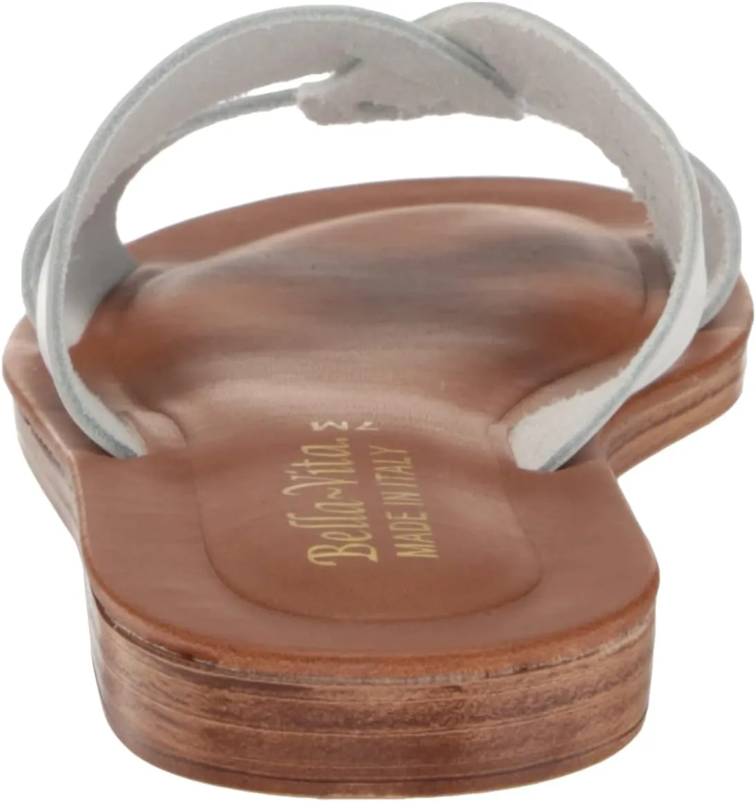 Bella Vita Women's Ona-Italy Sparkle Slide Flat Sandal