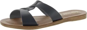 Bella Vita Women's Ona-Italy Sparkle Slide Flat Sandal