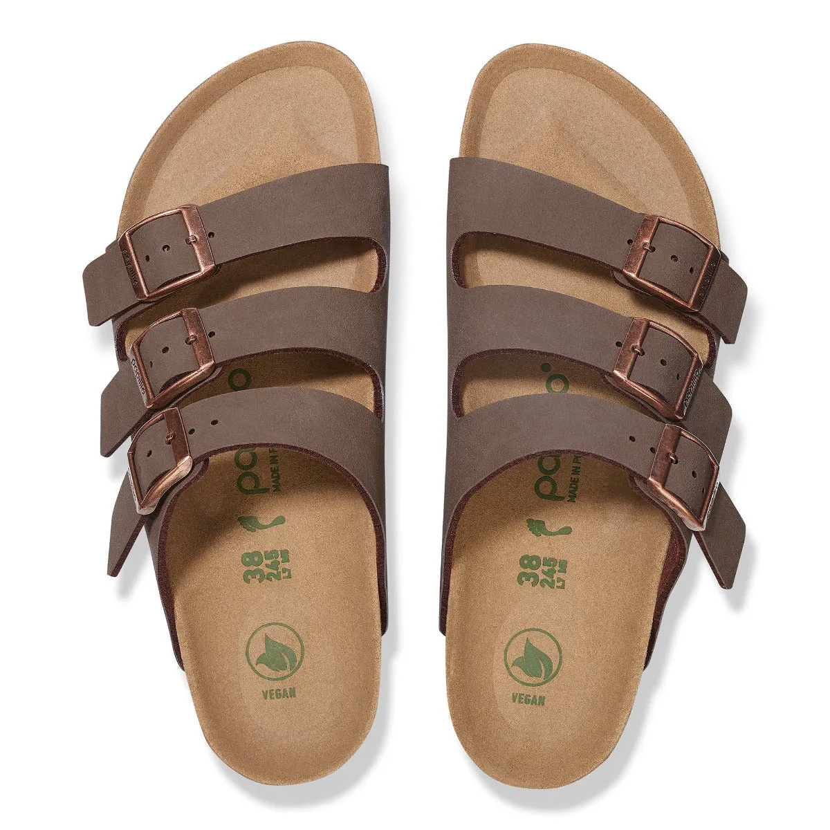 Birkenstock 1029741 Women's Florida III Platform Vegan Mocca Narrow