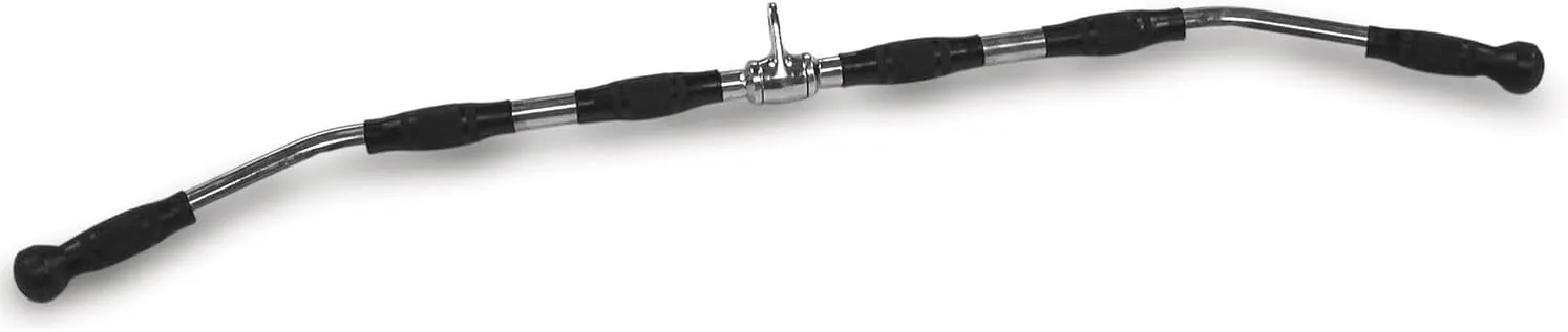 Body-Solid Tools Pro-Grip Lat Bar Cable Attachment for Gym, Functional Trainer with Curl Cable Bar Attachments, Ideal for Lat Pulldown, Tricep and Shoulder Workouts