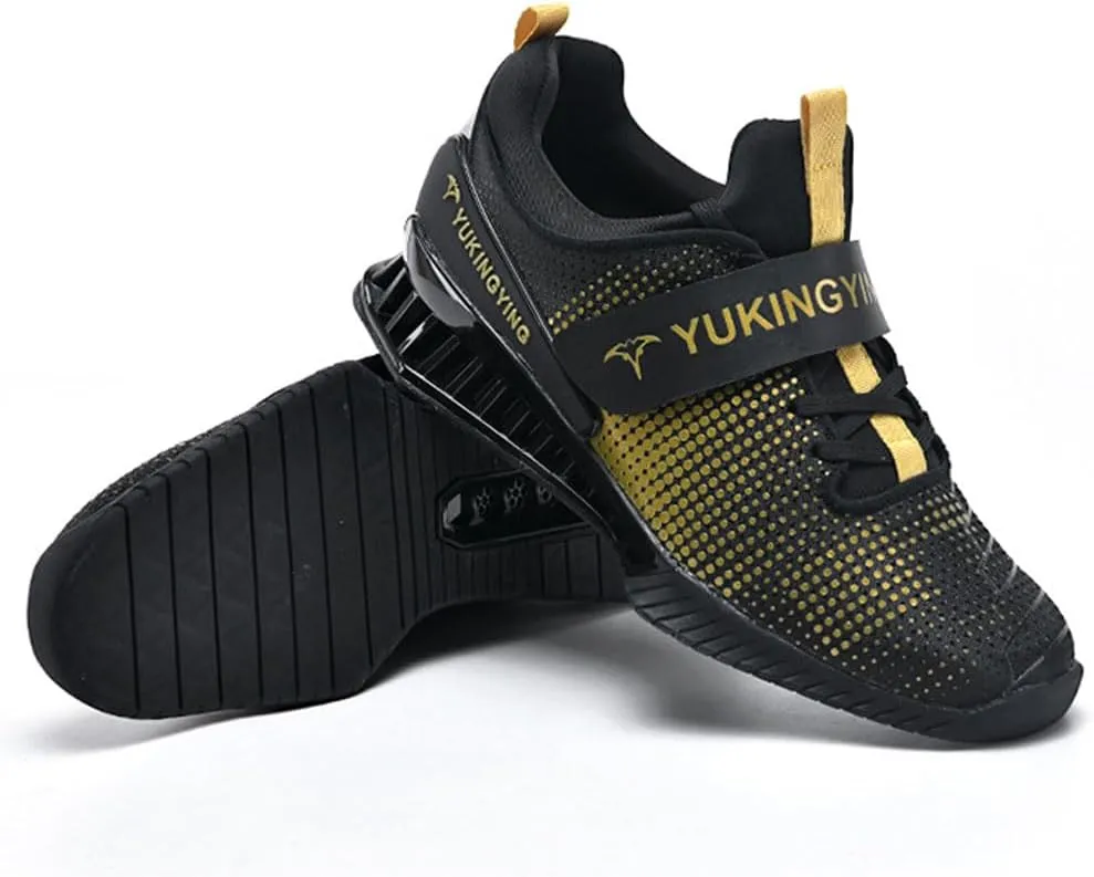 Bodybuilding Shoes Weight Lifting Shoes Powerlifting & Squat Shoes,Deadlift Shoes Men Weightlifting Shoes Fitness Cross-Trainer Shoes Powerlifting Shoes for Men Gym Training Squat Sneaker,39-46 EU