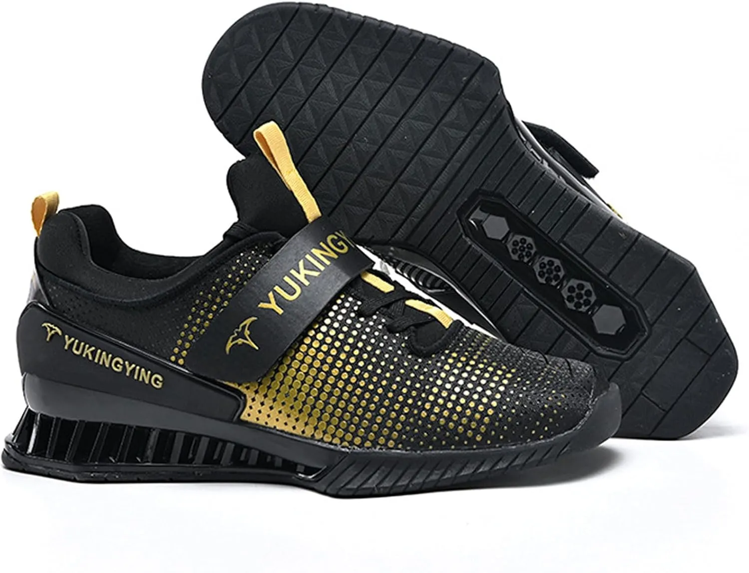 Bodybuilding Shoes Weight Lifting Shoes Powerlifting & Squat Shoes,Deadlift Shoes Men Weightlifting Shoes Fitness Cross-Trainer Shoes Powerlifting Shoes for Men Gym Training Squat Sneaker,39-46 EU