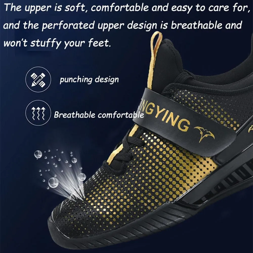 Bodybuilding Shoes Weight Lifting Shoes Powerlifting & Squat Shoes,Deadlift Shoes Men Weightlifting Shoes Fitness Cross-Trainer Shoes Powerlifting Shoes for Men Gym Training Squat Sneaker,39-46 EU