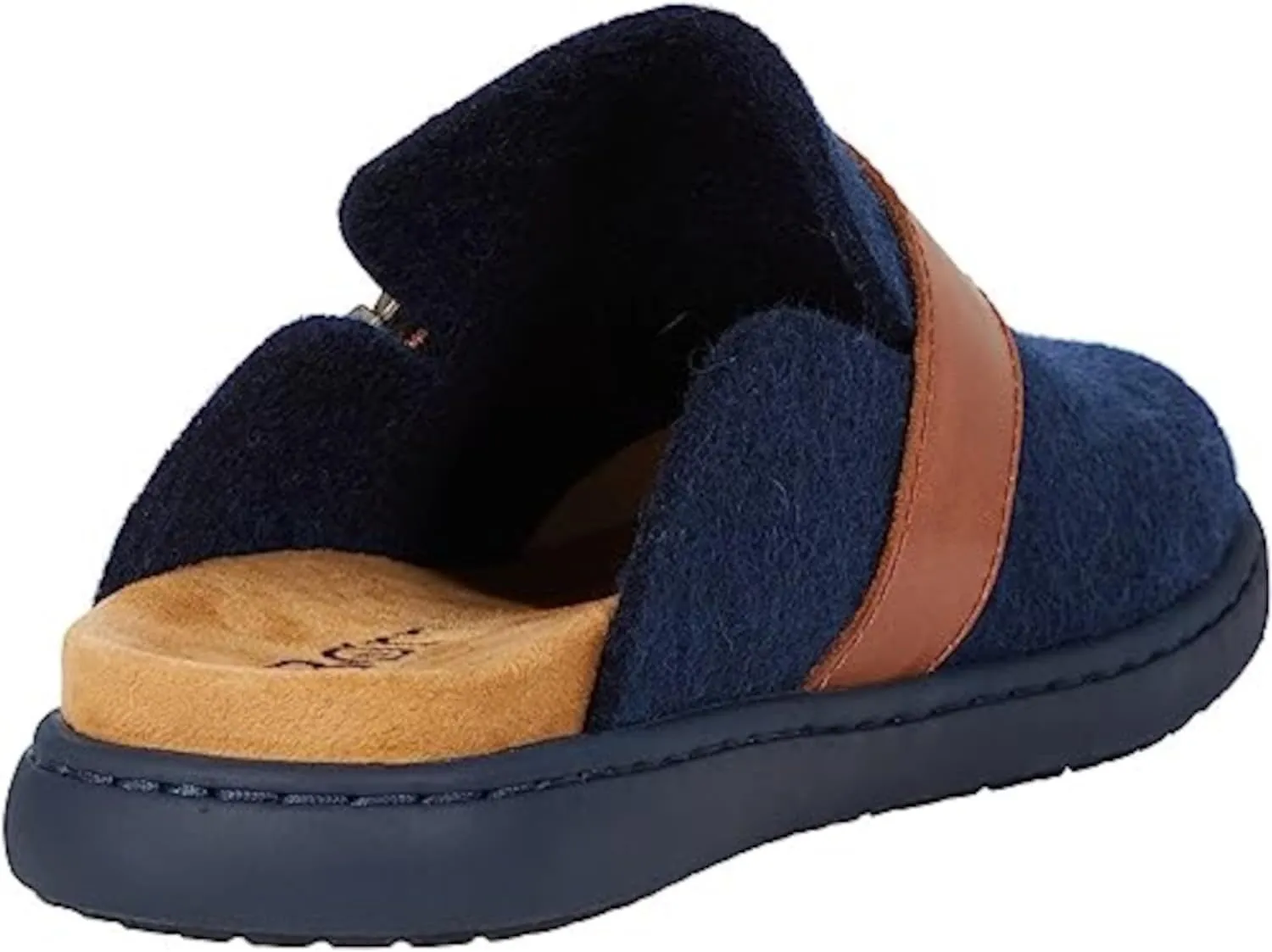 BORN Womens Lia Leather Trim Wool Clogs