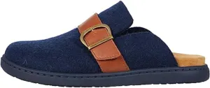 BORN Womens Lia Leather Trim Wool Clogs