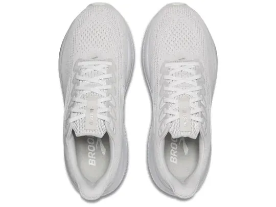 Brooks Ghost 17 (White/White/Grey) - Women's