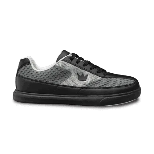 Brunswick Mens Renegade Mesh Grey Wide Bowling Shoes