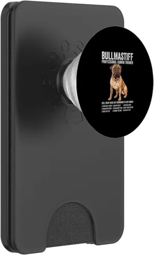 Bullmastiff Dog lover PopSockets PopWallet for MagSafe
