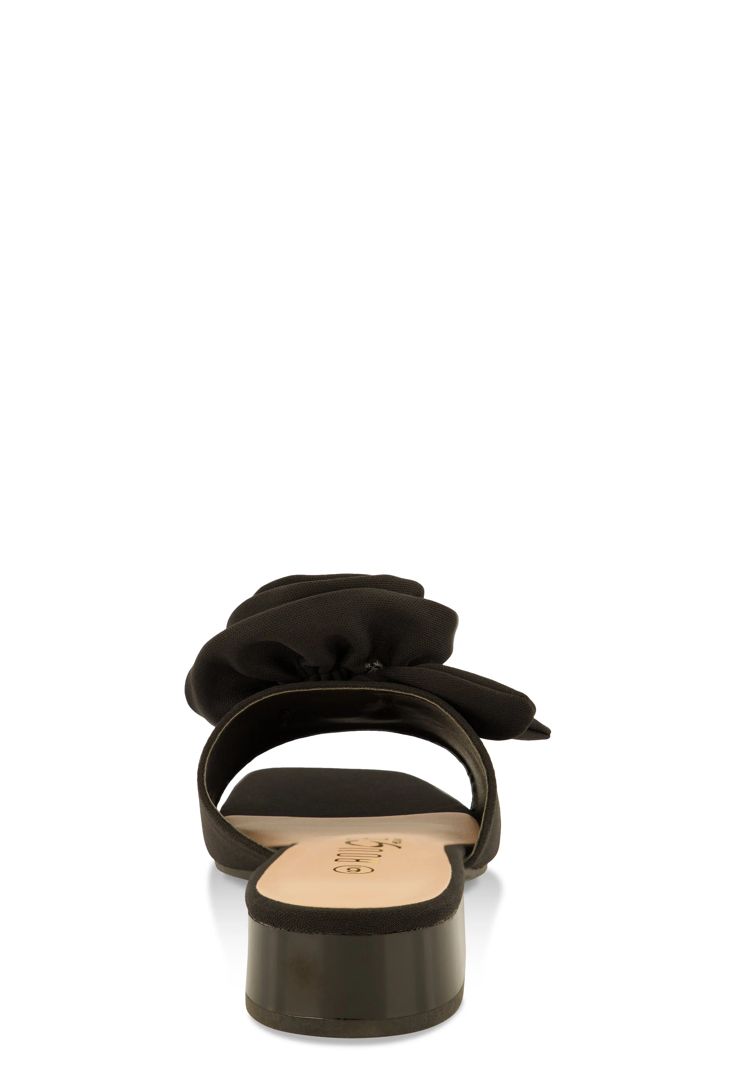Butterfly Rose Band Low Heel Sandals