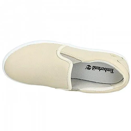 Ca18Su Brattleboro Leather Slipon Color: Off White Size: 11M Us