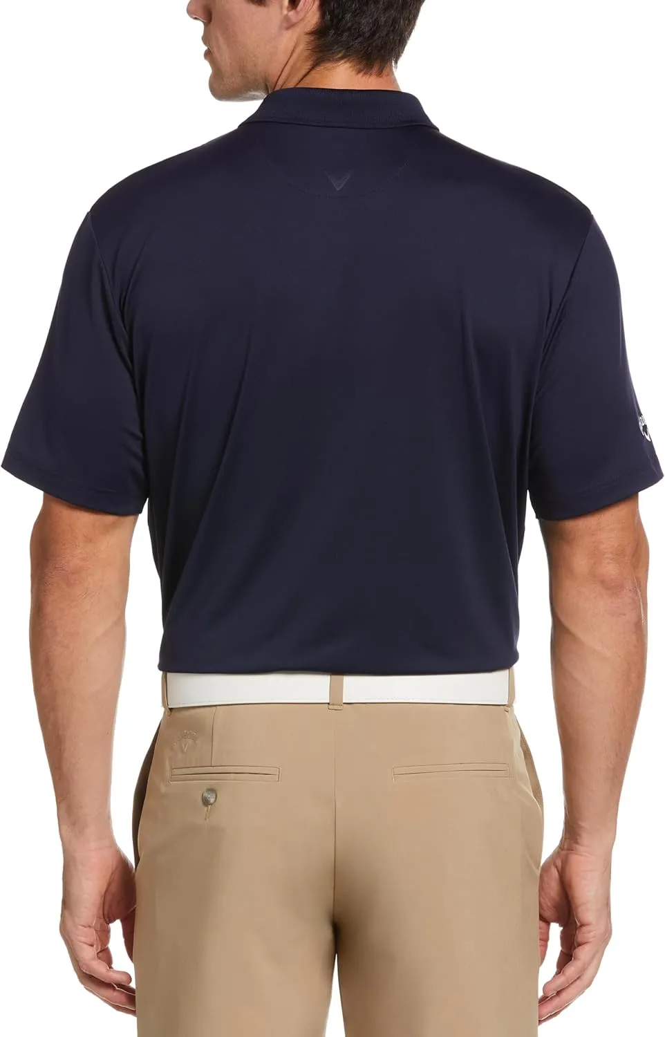Callaway Men's Solid Opti-dri Short Sleeve Golf Polo Shirt with Stretch Fabric, Sun Protection, Extended (Sizes Small-4xl)