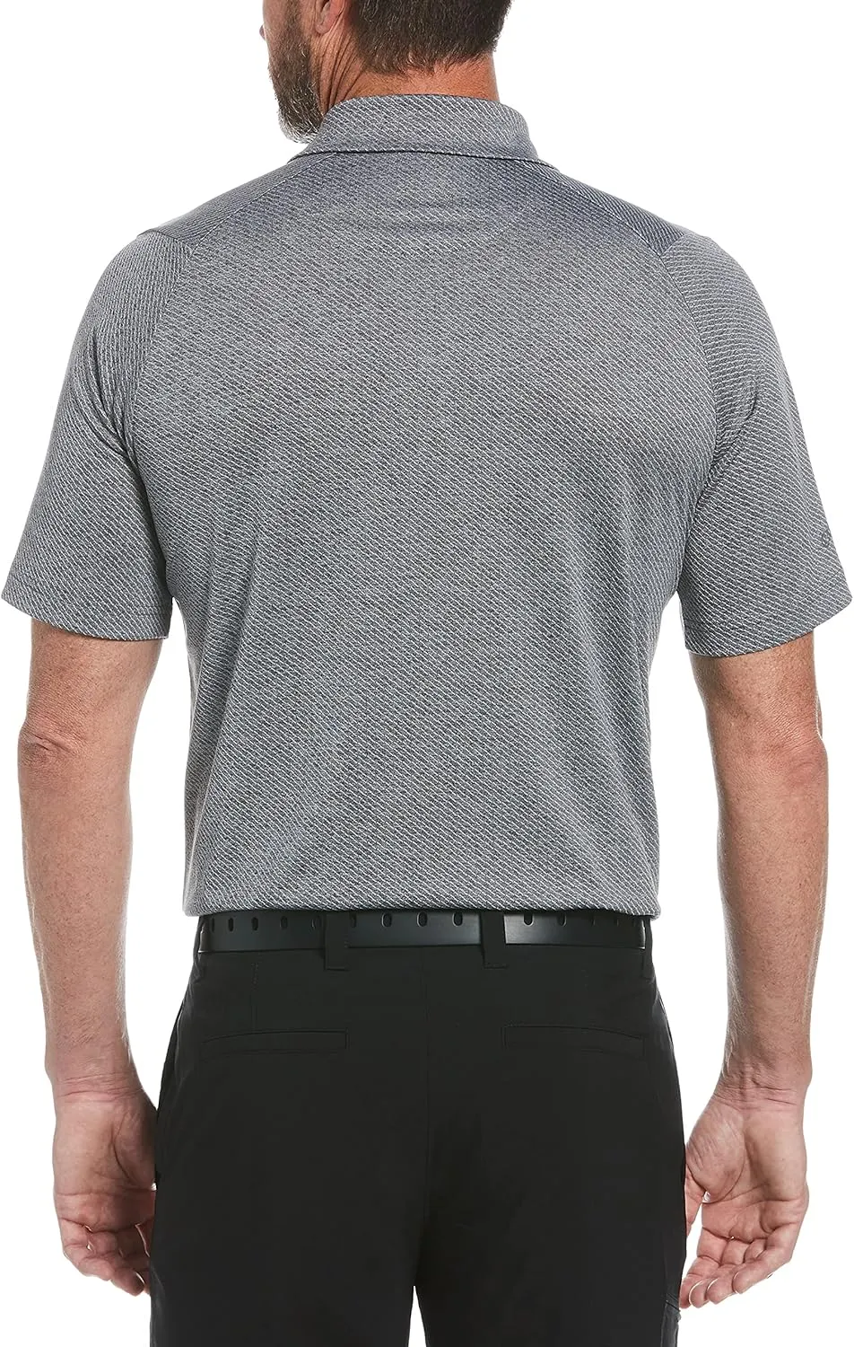 Callaway Men's Swing Tech Ventilated Short Sleeve Golf Polo Shirt, Moisture-Wicking, Textured Ventilated Fabric