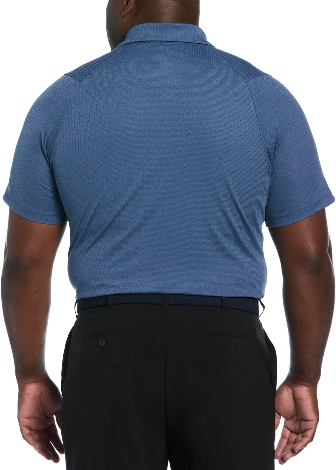 Callaway Men's Ventilated Classic Jacquard Short Sleeve Golf Polo, Stretch Seams, Moisture-Wicking (Available in Big & Tall)